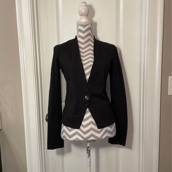 ARMANI EXCHANGE A|E Black Long Sleeve Blazer Jacket Size: Small - Picture 1 of 7